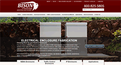 Desktop Screenshot of bisonprofab.com